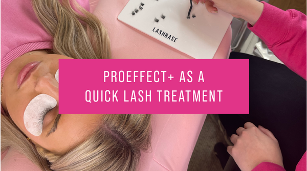 PROeffect+ as a quick lash treatment - diy lashes