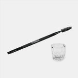 Glass Dappen Dish and Brush - Accessories - LashBase Limited