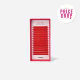 Colour Lashes - Red - False Eyelashes - LashBase Limited