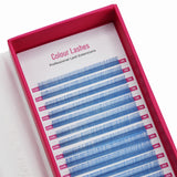 Colour Lashes - Light Blue - False Eyelashes - LashBase Limited
