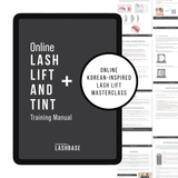 Online Lifted. Lash Lift & Tint Course & Korean-Inspired Lash Lift Masterclass - - LashBase Limited