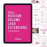 Online Russian Volume Lash Extension Course - Kit Included - Kits - LashBase Limited
