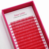 Colour Lashes - Pink - False Eyelashes - LashBase Limited