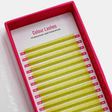 Colour Lashes - Yellow - False Eyelashes - LashBase Limited