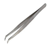 Round Foot Angled Volume Tweezers - Tweezers - LashBase Limited