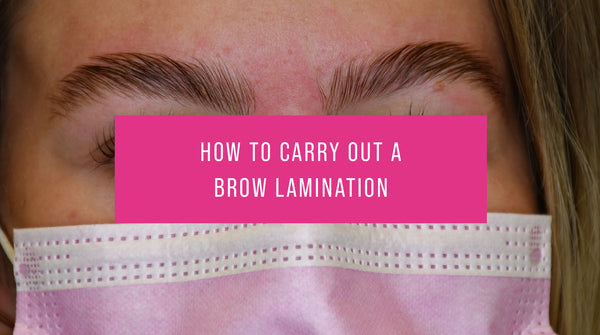 How to carry out a brow lamination