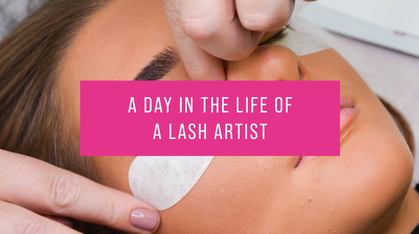 A day in the life of a lash artist