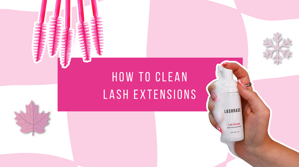 How to clean lash extensions