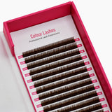 Colour Lashes - Dark Brown 0.03mm - False Eyelashes - LashBase Limited