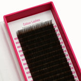 Colour Lashes - Dark Brown 0.07mm - False Eyelashes - LashBase Limited
