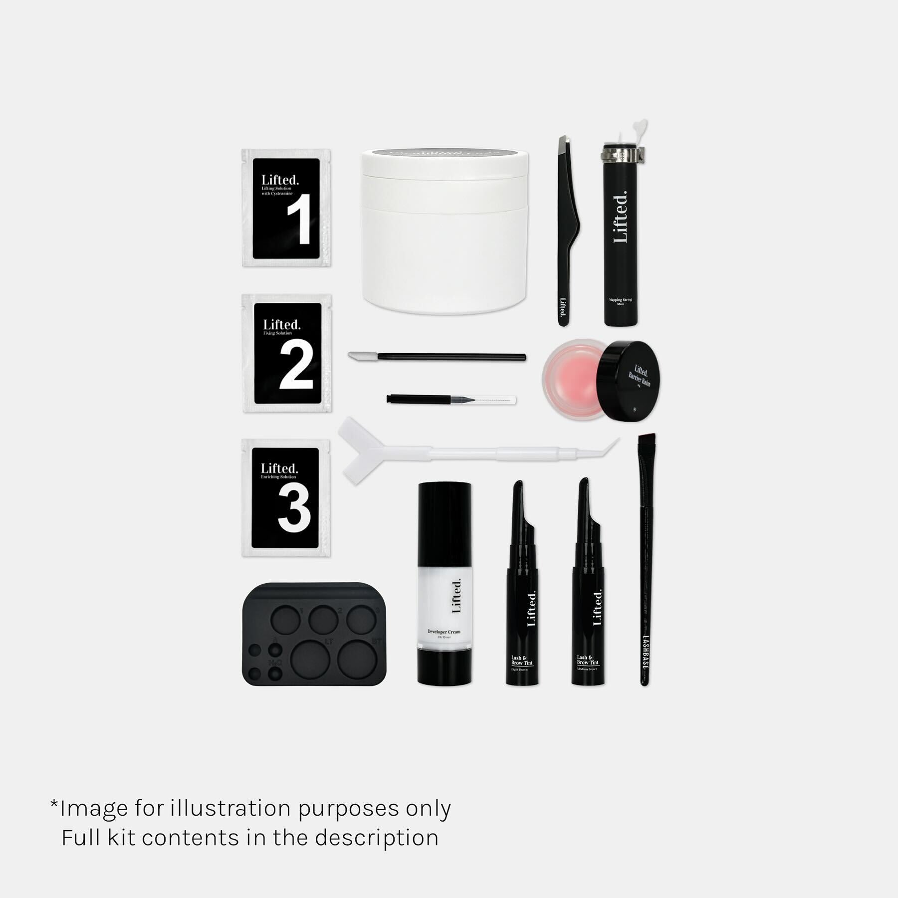 Online Lifted. Brow Lamination With Waxing Course - Kit Included - Training Manual - LashBase Limited