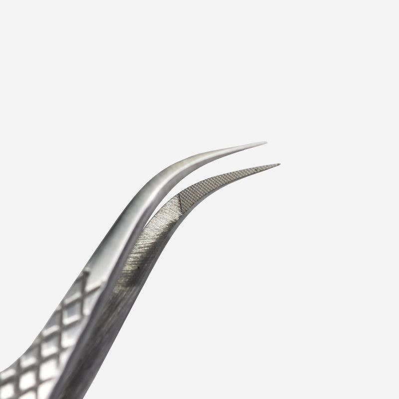 S Curved Fibre Tip Tweezers - Tweezers - LashBase Limited
