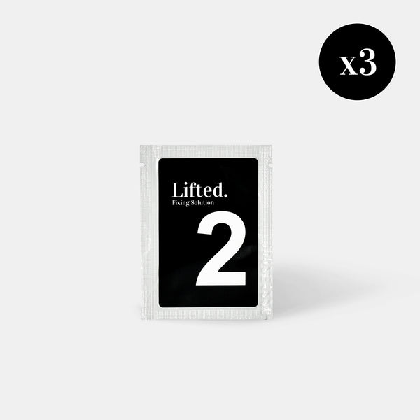 Lifted. with Cysteamine. Fix 2 - (3 Sachets) - Shaped. - LashBase Limited