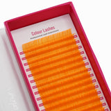 Colour Lashes - Neon Orange - False Eyelashes - LashBase Limited