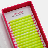 Colour Lashes - Neon Yellow - False Eyelashes - LashBase Limited