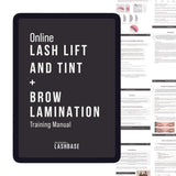 Online Lifted. Lash Lift & Tint & Brow Lamination Course - Training Manual - LashBase Limited