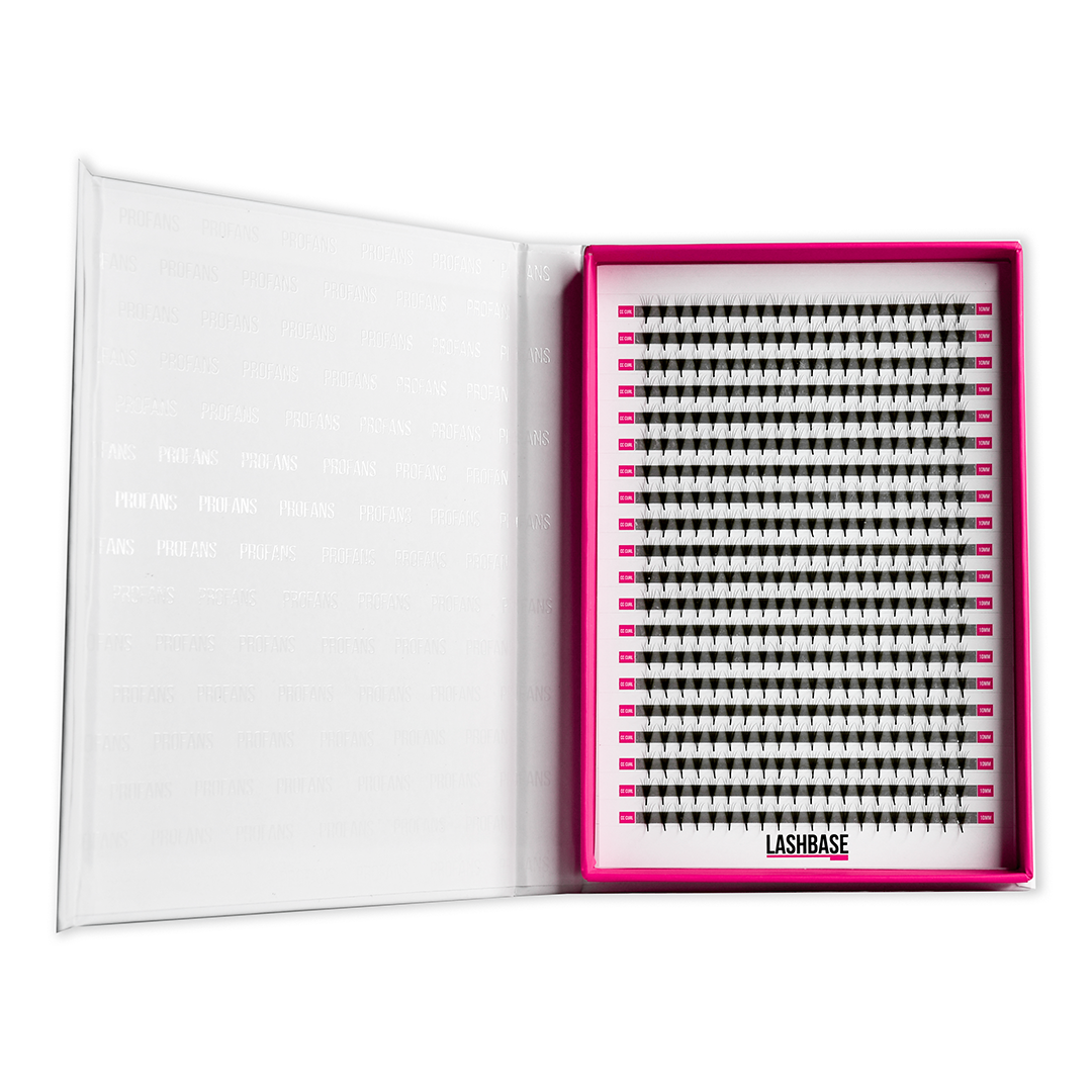 6D Pre Made Volume Fans XXL Tray LashBase Limited