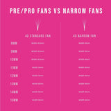5D Narrow Fans - 700 fans - Lashes - LashBase Limited
