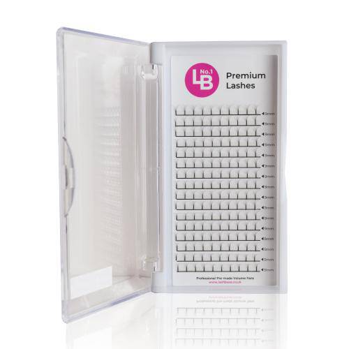 Clearance 4D (0.07mm) Pre Made Fans – Standard Tray - Lashes - LashBase Limited