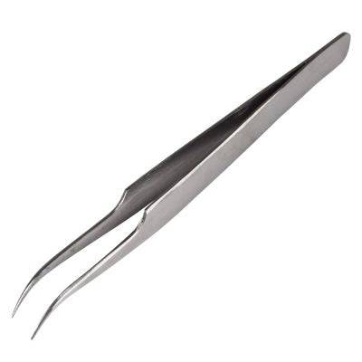 S Curved Fine Point Tweezers - Tweezers - LashBase Limited